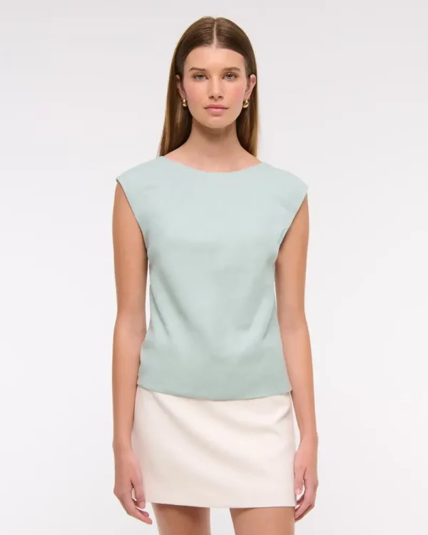 Linen Shell Top